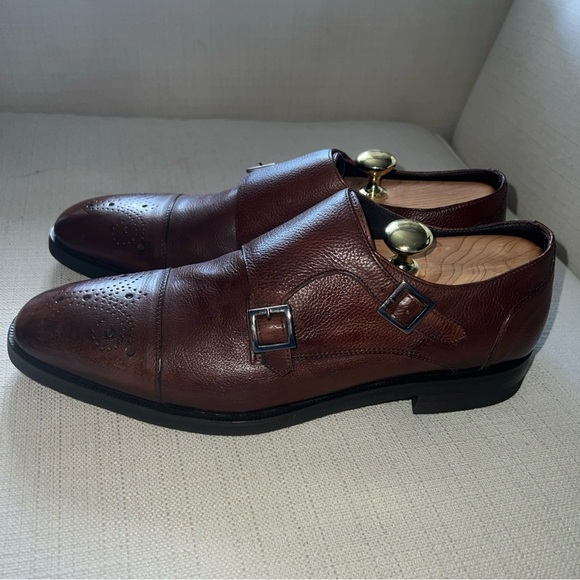 Nettleton Florence-N Double Monk Strap Burro/M Brown Size 9.5M - Picture 5 of 11
